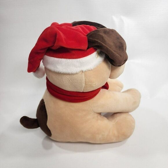 Dimple Ginger 11" Holiday Animated Plush Singing Peek-a-boo Christmas Dog - Picture 5 of 9